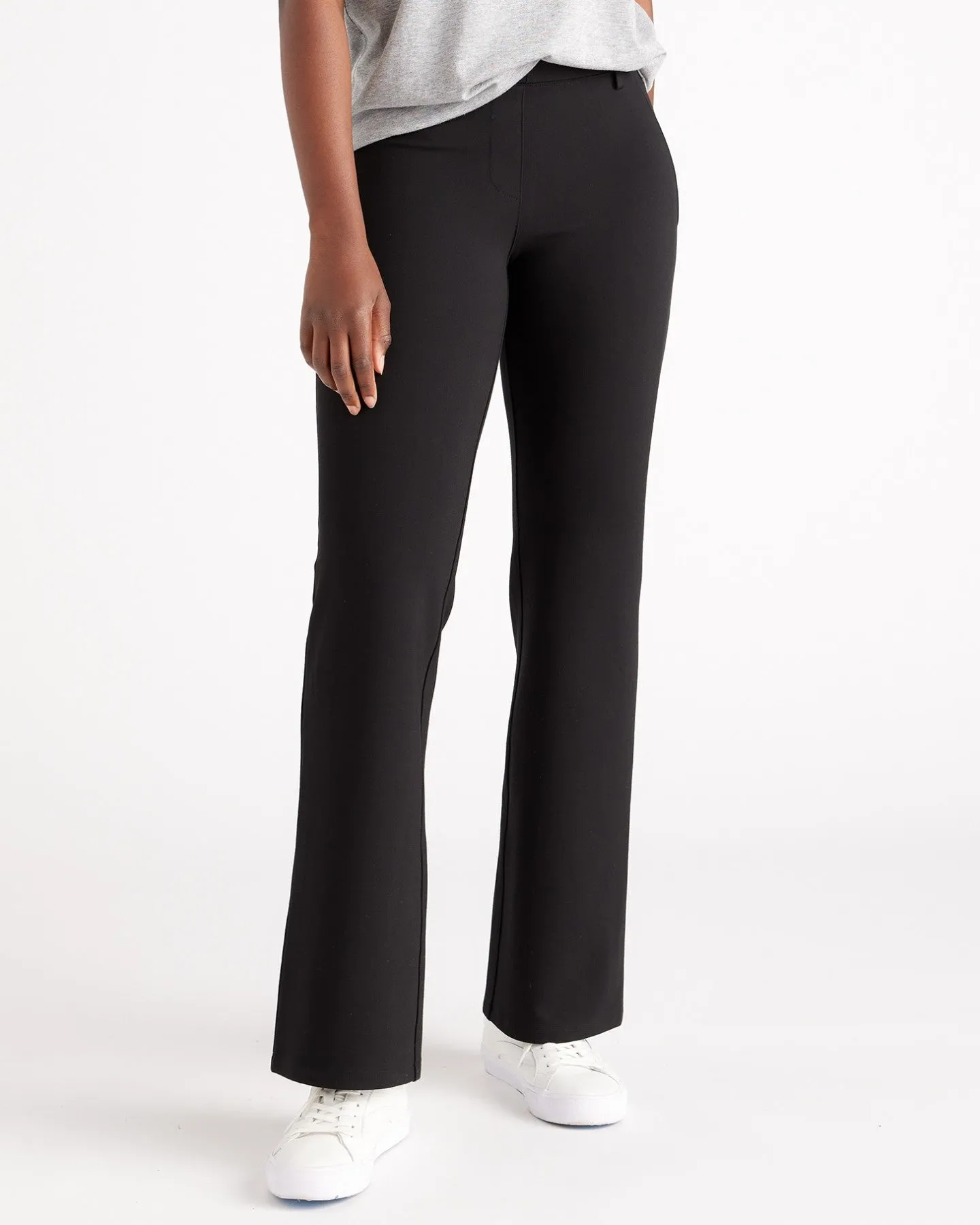 Ultra-Stretch Ponte Bootcut Pocket Pant - Regular