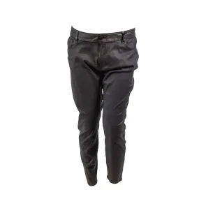 William Rast Women's Trendy Plus Size Coated Texture Jeans Black Brown Size 20W