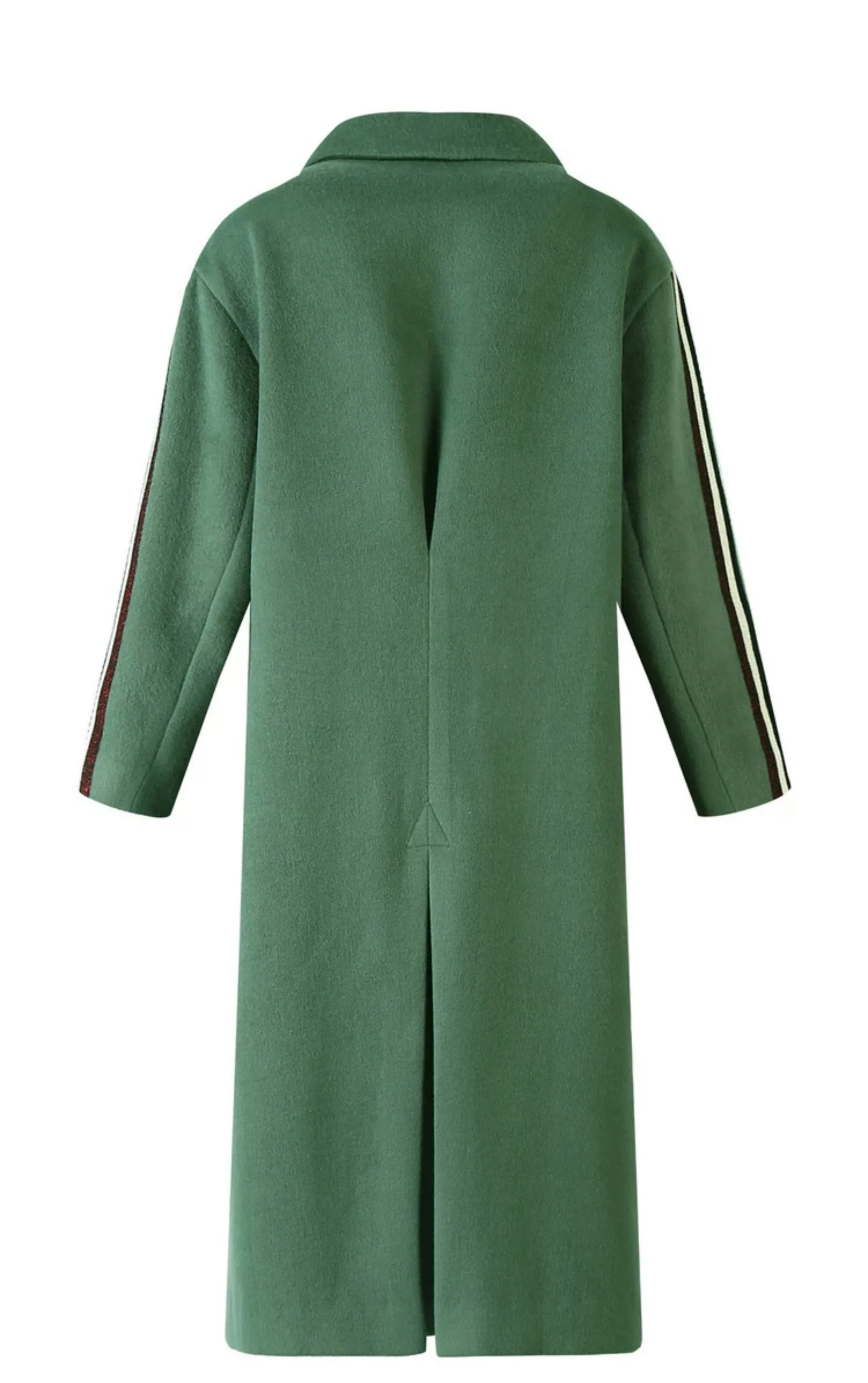 Women's Autumn Casual Long-Sleeved Wool Loose Long Coat