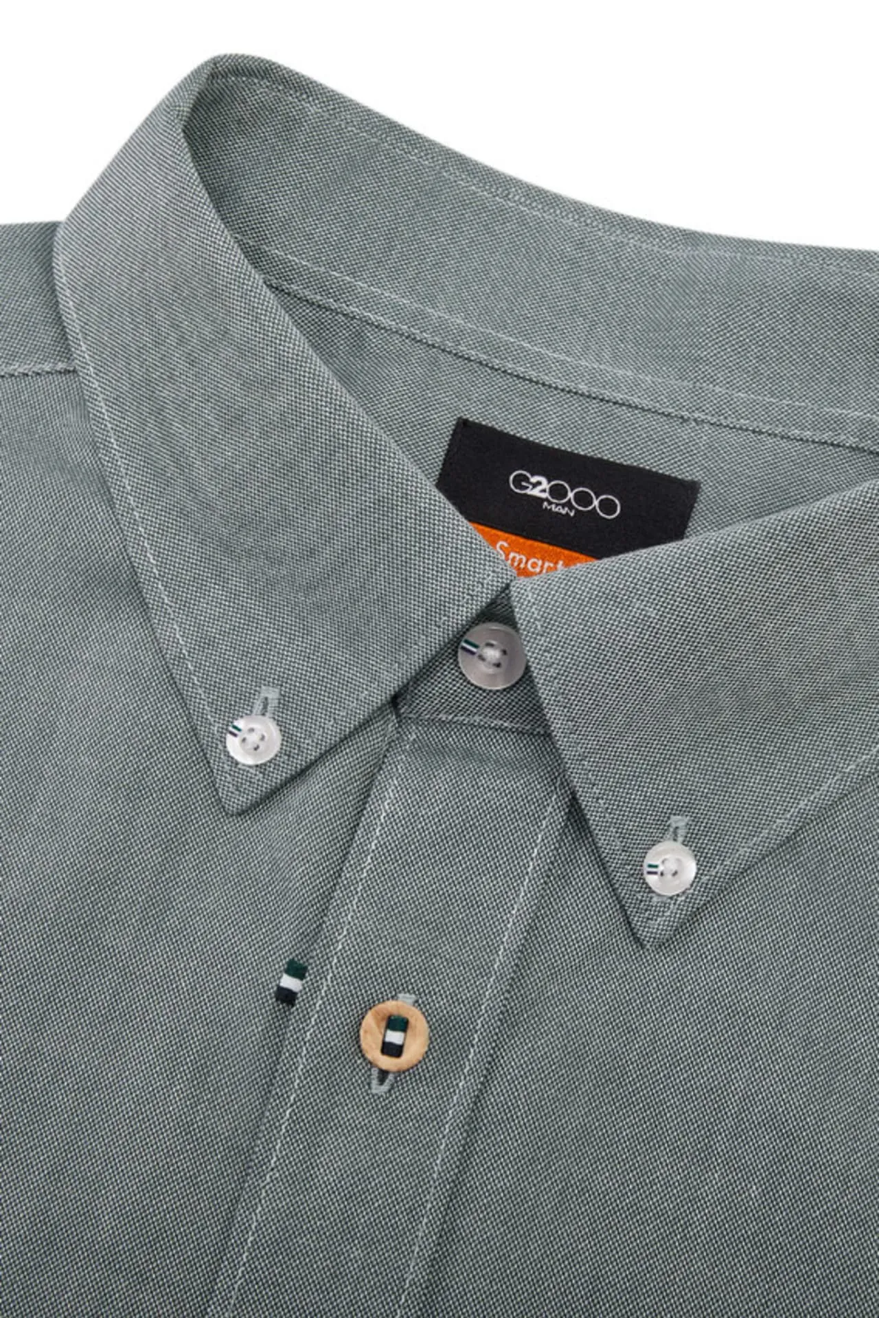 Wrinkle Free Cotton Smart Fit Short Sleeve Oxford Casual Shirt