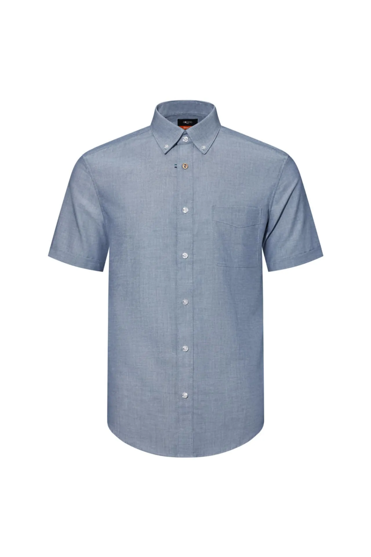 Wrinkle Free Cotton Smart Fit Short Sleeve Oxford Casual Shirt